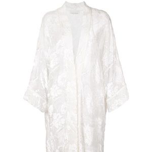 NWOT Fleur du Mal Fil Coupe Robe White XS